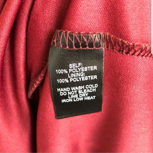 Lulu's Burgundy Maroon Lace Back Maxi Dress Medium - Picture 6 of 13